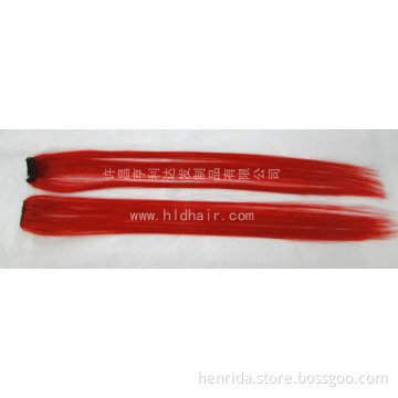 Single Clip in Hair Weft/Clip on Hair Extension/Double Wefted